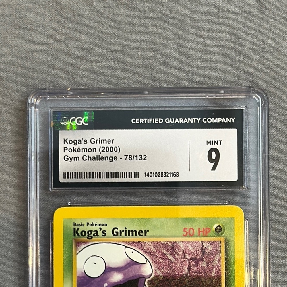 Koga's Grimer Pokémon Card Mint 9 - Picture 2 of 3